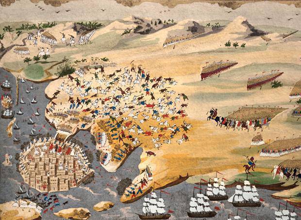 Σαν σήμερα το 1825 λήγει η πρώτη φάση της δεύτερης πολιορκίας του Μεσολογγίου από τον Κιουταχή