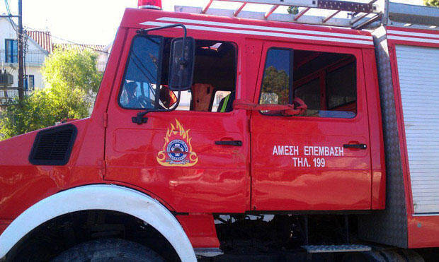 Φωτιά σε φορτηγό στη Λ. Κηφισού