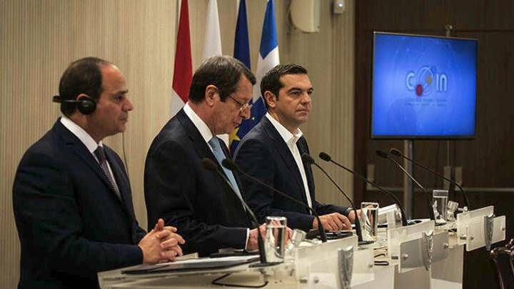 Τριμερούς Συνόδου Κορυφής Ελλάδας-Κύπρου-Αιγύπτου στην Ελούντα