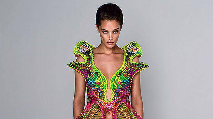 Αλγόριθμοι και 25.000 Σβαρόφσκι στο πρώτο 3D φόρεμα! (pics&vid)