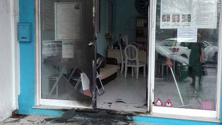 Έκρηξη στα γραφεία του Αρτέμη Σώρρα στην Ξάνθη (pics)