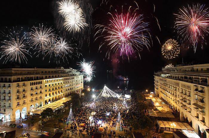 Θεσσαλονίκη: Πάνω από 5.000 πυροτεχνήματα για την υποδοχή του νέου έτους