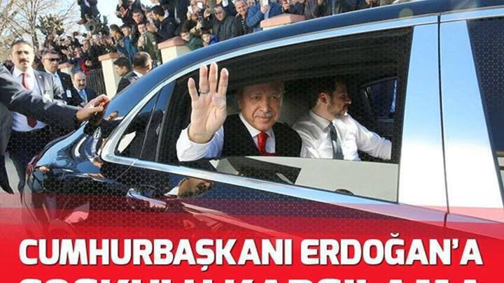 Ο χαιρετισμός του Ερντογάν στη Θράκη με τα 4 υψωμένα δάχτυλα- Σύμβολο αντίστασης