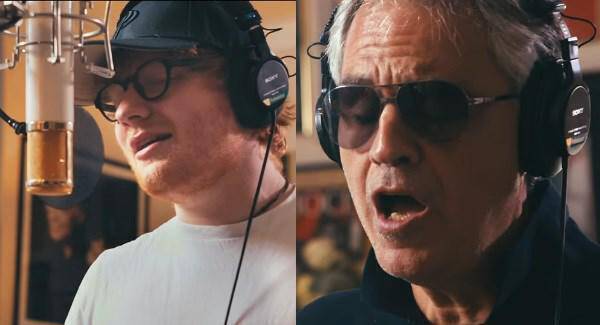 Ντουέτο Ed Sheeran και Andrea Bocelli στην πιο πρωτότυπη συνεργασία που έχετε ακούσει