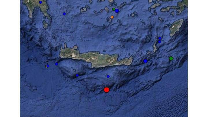 Διπλός σεισμός στην Κρήτη