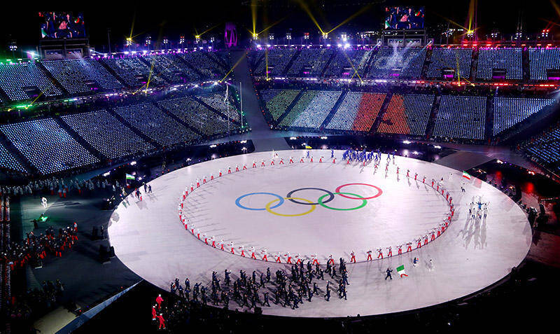 Οι πρώτες εικόνες από την Τελετή Έναρξης των Χειμερινών Ολυμπιακών 2018