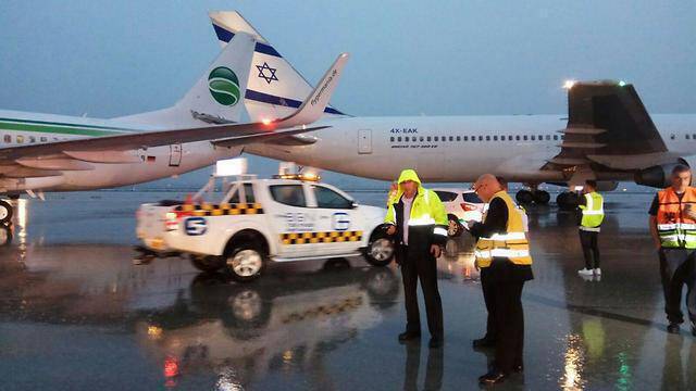 Ισραήλ: Αεροσκάφη συγκρούστηκαν στην πίστα του αεροδρομίου του Τελ Αβίβ (pics)