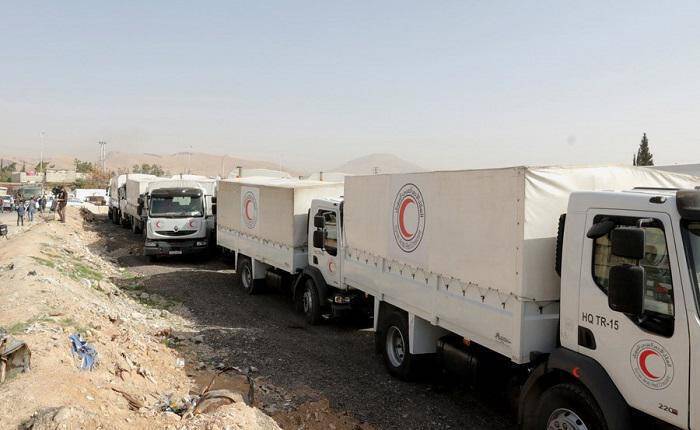 Συρία: Οχηματοπομπή με ανθρωπιστική βοήθεια εισήλθε στην Ανατολική Γούτα
