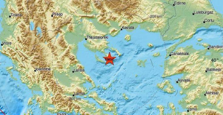 Σεισμός στην Χαλκιδική 4,9 ρίχτερ