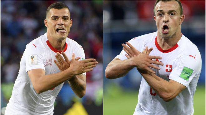 Μουντιάλ: Σάλος με τους αλβανικούς αετούς ποδοσφαιριστών στο ματς Ελβετία – Σερβία (vid)