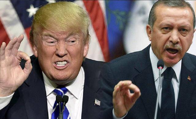 Οξύνεται επικίνδυνα η κόντρα Τραμπ-Ερντογάν. Η Τουρκία αύξησε δασμούς σε αμερικάνικα προϊόντα