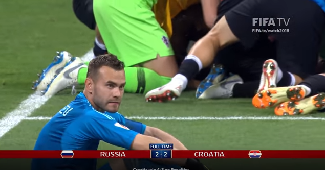 Ρωσία – Κροατία 2-2 (115΄) -Πρόκριση για την Κροατία στα πέναλτι (vid)