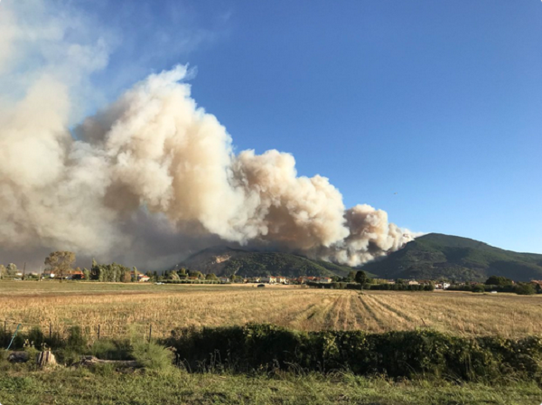 Ιταλία: Μεγάλη πυρκαγιά στην Τοσκάνη – 500 άνθρωποι εγκατέλειψαν τα σπίτια τους