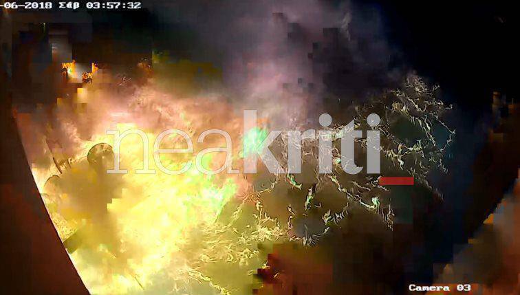 Βίντεο ντοκουμέντο από την έκρηξη σε κομμωτήριο στην Κρήτη