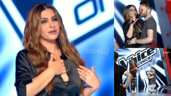 The Voice: «Έλιωσε» η Έλενα Παπαρίζου με Κύπριο διαγωνιζόμενο