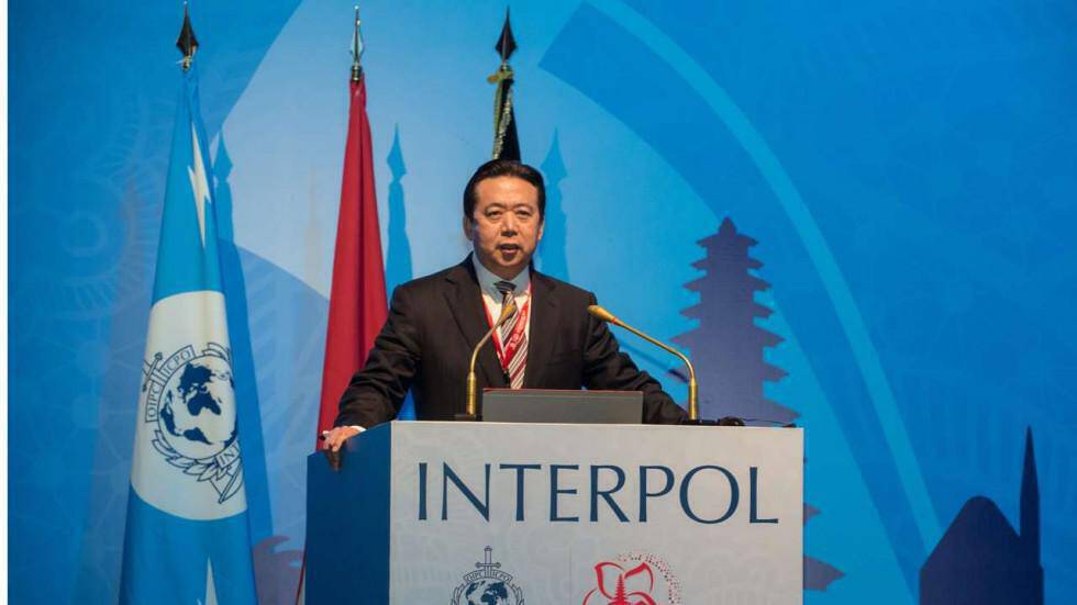 Από τις κινεζικές αρχές φέρεται να κρατείται ο αρχηγός της Interpol