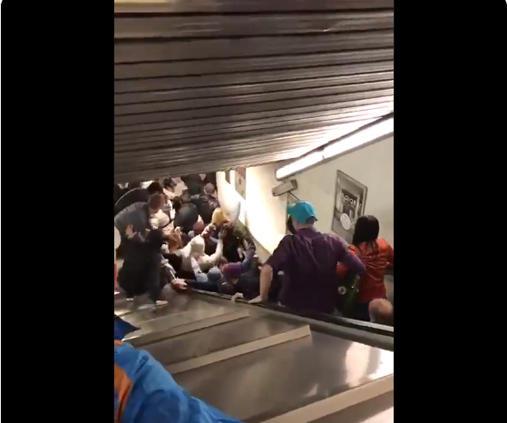 Τραγικό ατύχημα στο μετρό της Ρώμης -Ποδοπατήθηκαν οπαδοί της ΤΣΣΚΑ (vid)