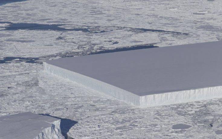 Η επιστημονική εξήγηση για το τετράγωνο παγόβουνο της Ανταρκτικής