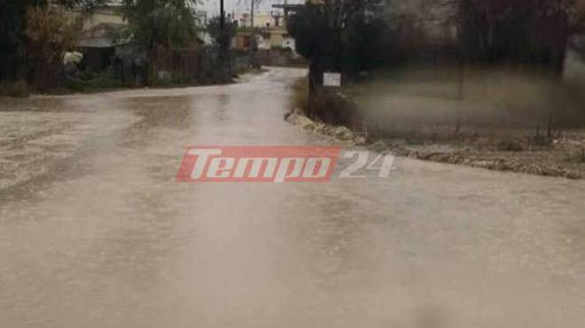 Πάτρα: Υπερχείλισε παραπόταμος στα Δεμένικα – Απειλούνται σπίτια (pics&vid)