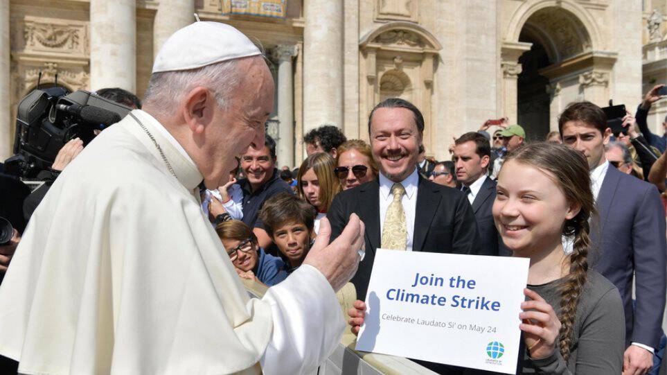 16χρονη ακτιβίστρια: Ο Πάπας Φραγκίσκος μου είπε να συνεχίσω τον αγώνα μου για το κλίμα