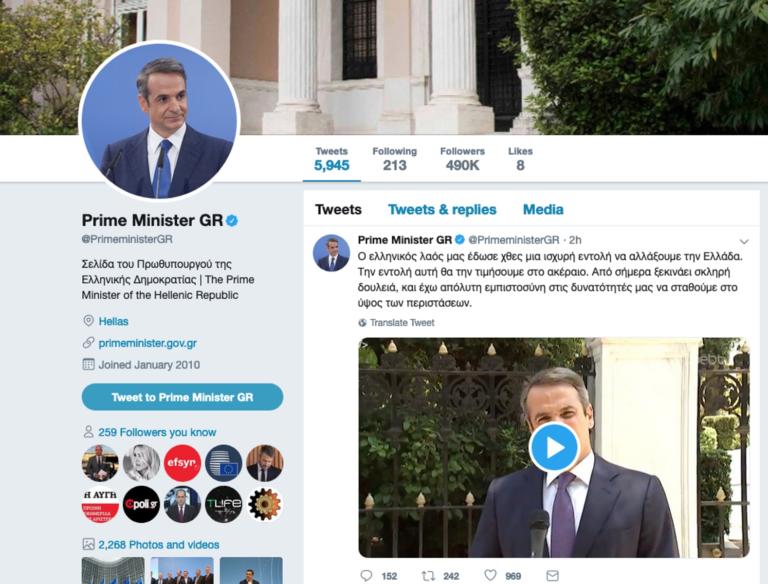 Εκλογές 2019: Επική γκάφα στο πρωθυπουργικό Twitter