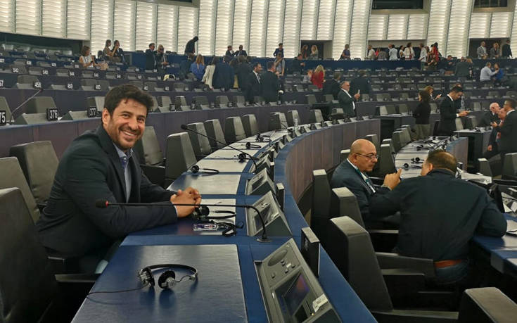 Ο Αλέξης Γεωργούλη στο Ευρωκοινοβούλιο