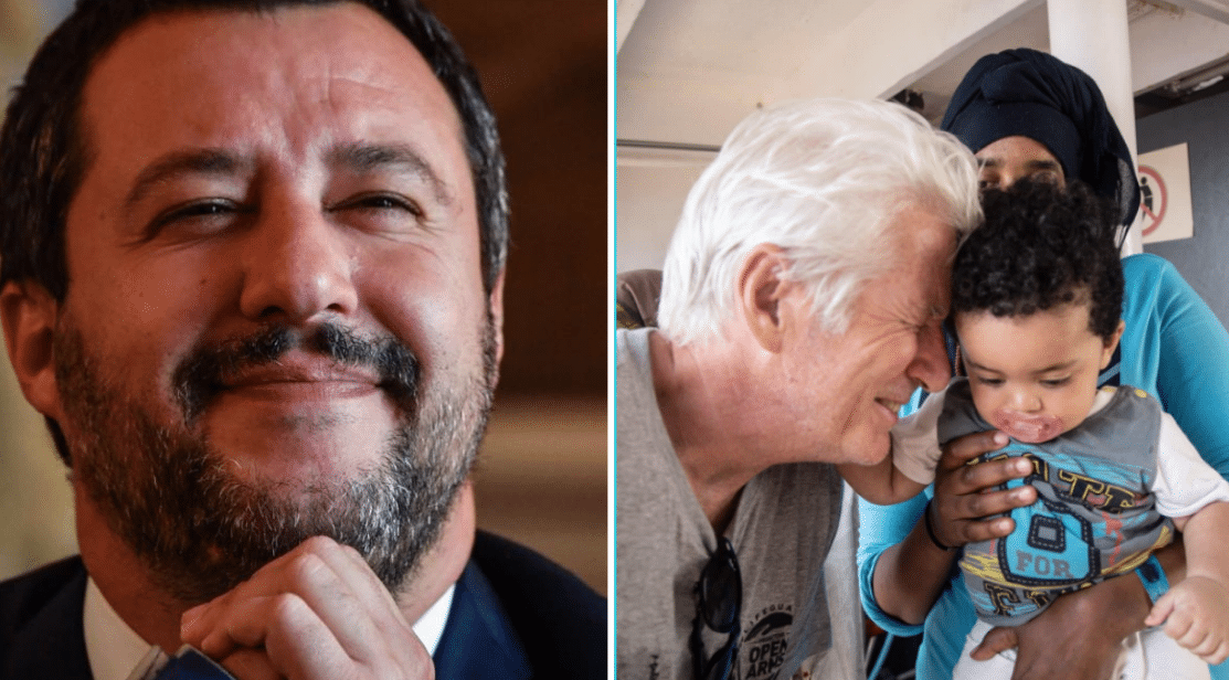 Ο Salvini κατά του Richard Gere για μετανάστες: Παρ’ τους στο Χόλιγουντ (pics)
