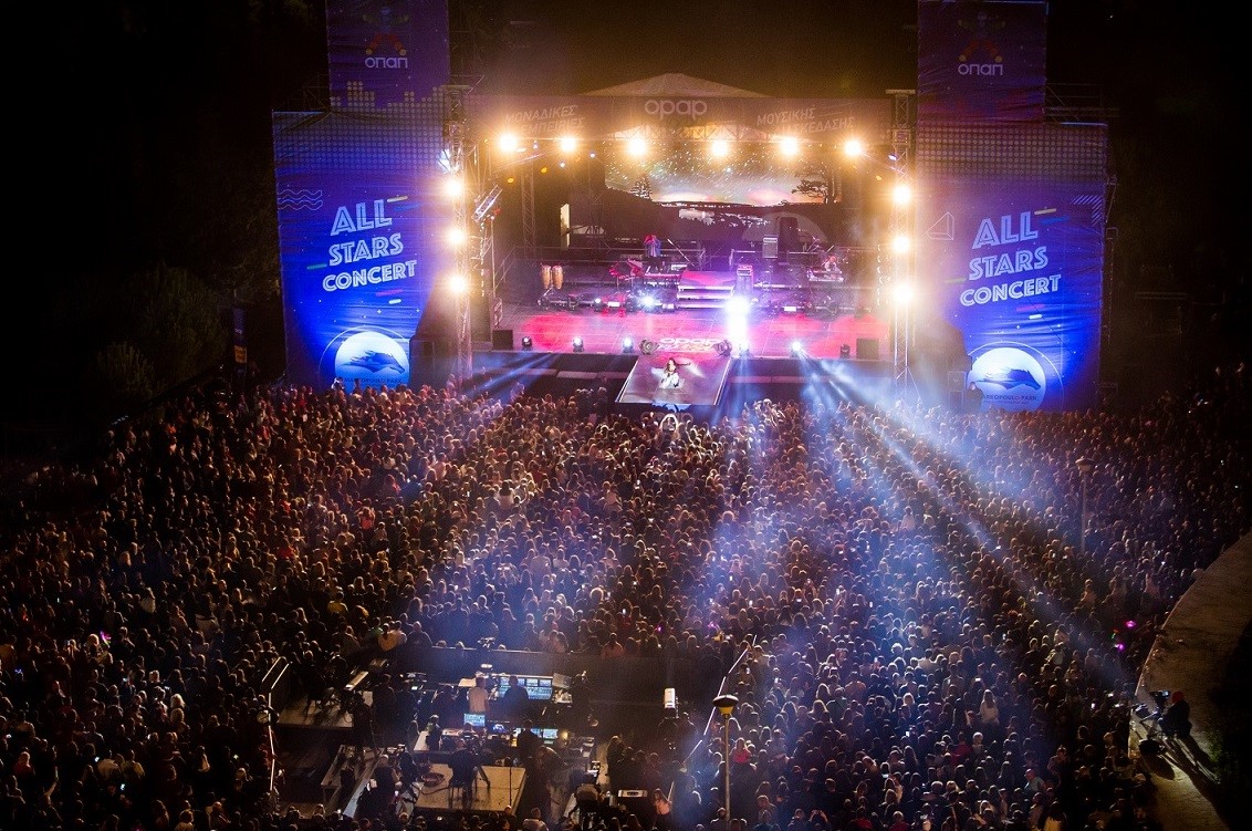 Αll Stars Concert ΟΠΑΠ: Ρουβάς, Παπαρίζου και Φουρέιρα ξεσηκώσαν περισσότερους από 12.000 θεατές στο Μarkopoulo Park! (vid)