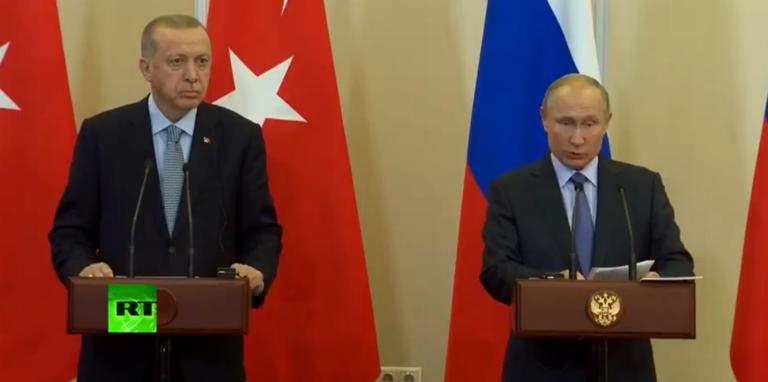 Συρία: Νέα εκεχειρία μετά την μαραθώνια συνάντηση Πούτιν και Ερντογάν