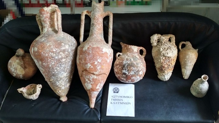 Κάλυμνος: Συλλήψεις για κατοχή αρχαιοτήτων