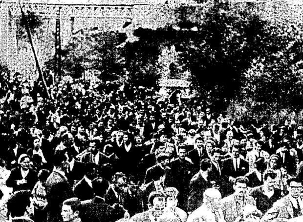 Σαν σήμερα το 1964 πνίγεται στο αίμα ο επίσημος εορτασμός στον Γοργοπόταμο