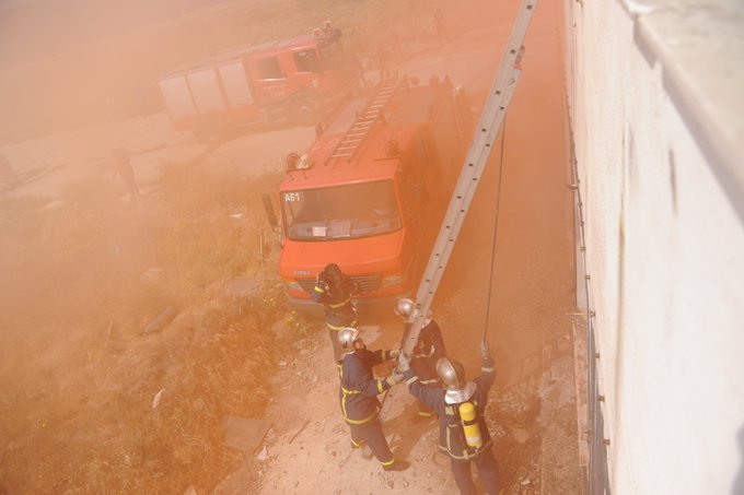 Φωτιά σε εργοστάσιο ξυλείας στη Λιβαδειά