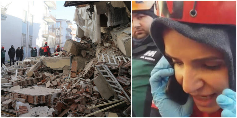 Σεισμός Τουρκία: Διασώστρια μιλά τηλεφωνικά με εγκλωβισμένη