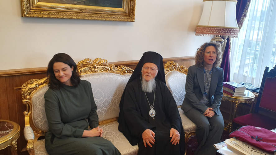 Συνάντηση Κεραμέως με τον Οικουμενικό Πατριάρχη