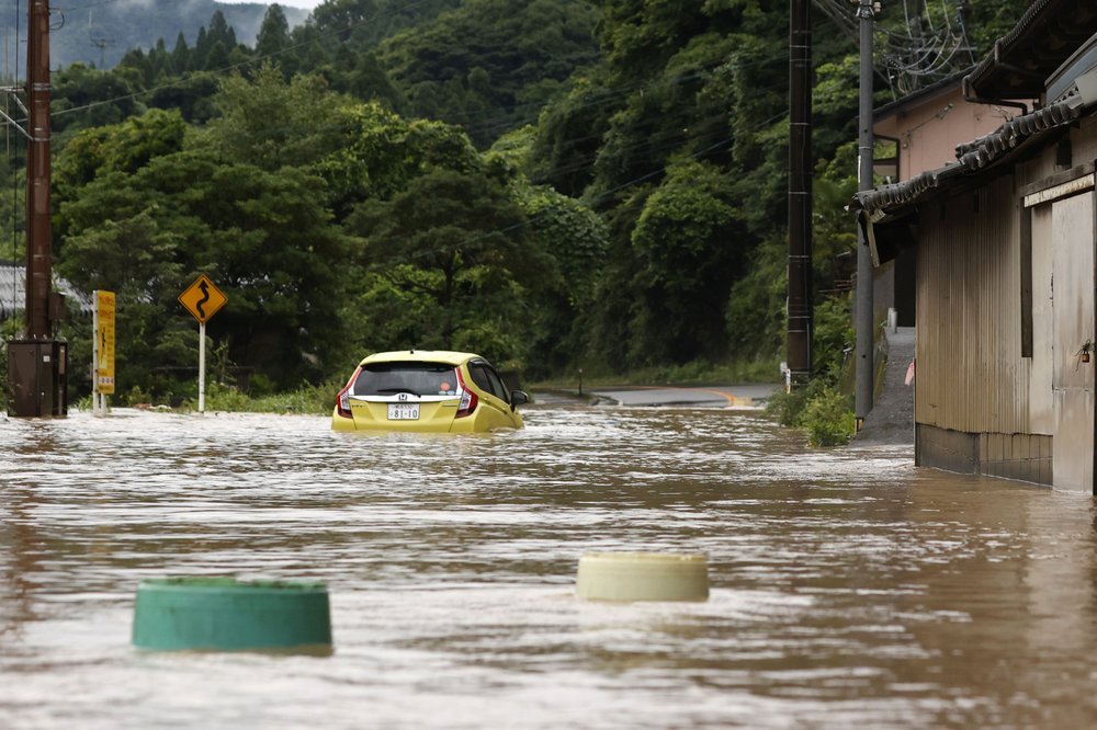 Ιαπωνία: Καταρρακτώδεις βροχές στη νήσο Κιούσου