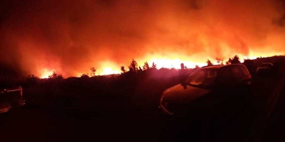 Φωτιά τώρα: Μεγάλη πυρκαγιά στον Διόνυσο