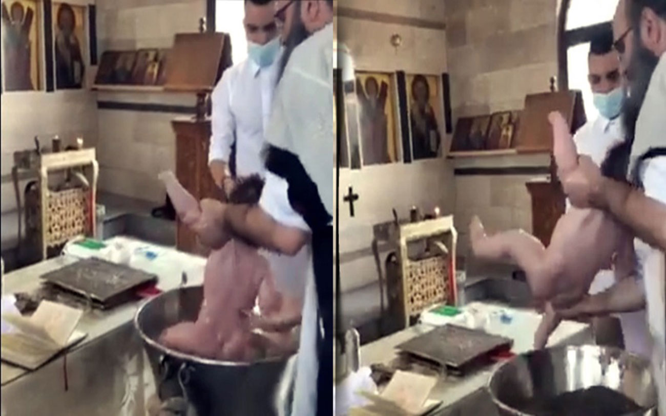 Κύπρος: Σάλος! Παπάς… βασανίζει μωρό στη βάφτιση! (video)