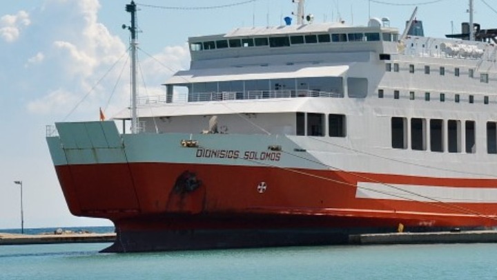 Κορονοϊός: Θετικά ακόμη έξι μέλη του πληρώματος του πλοίου «Διονύσιος Σολωμός»