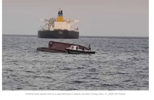 Άδανα: Νεκροί οι τέσσερις ψαράδες από τη σύγκρουση του ελληνικού τάνκερ με το τουρκικό αλιευτικό (video)