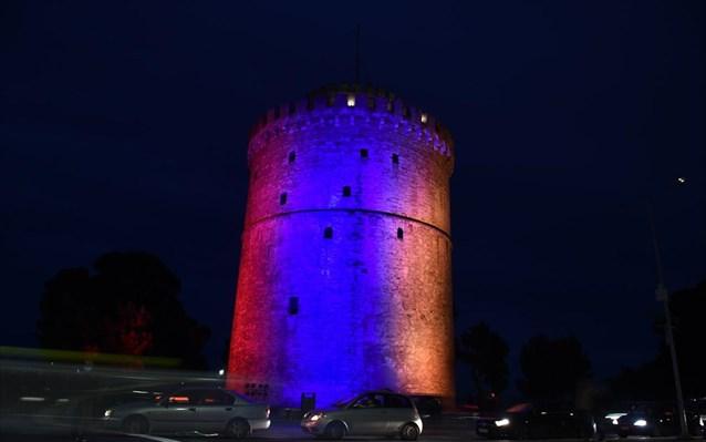 Θεσσαλονίκη: Μηχανοκίνητη πορεία και φωταγώγηση του Λευκού Πύργου στα χρώματα τη Αρμενίας