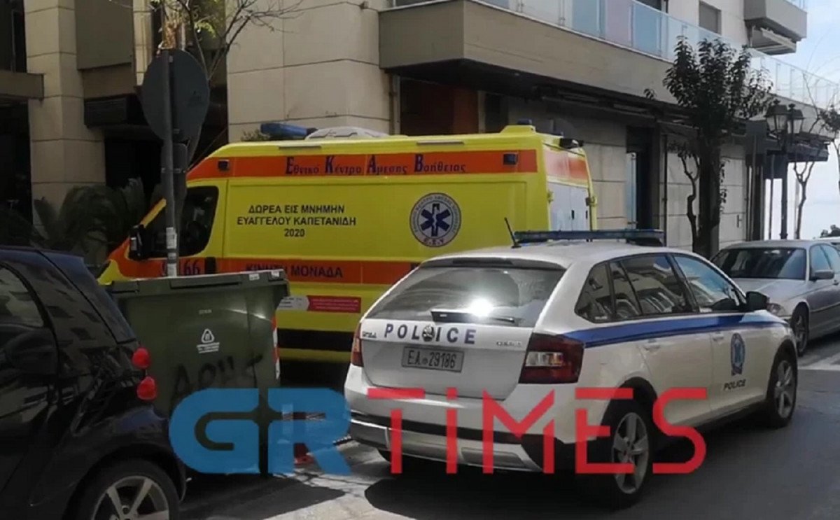 Θεσσαλονίκη! Σοκ με βουτιά θανάτου από τον 7ο όροφο πολυκατοικίας (video)