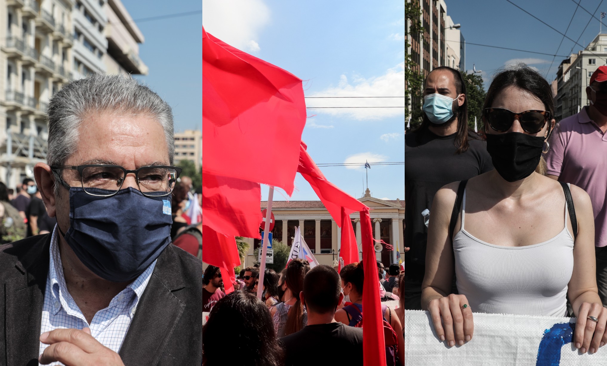 Απεργία: «Λαοθάλασσα» στην Αθήνα απέναντι στο εργασιακό έκτρωμα της κυβέρνησης (video)