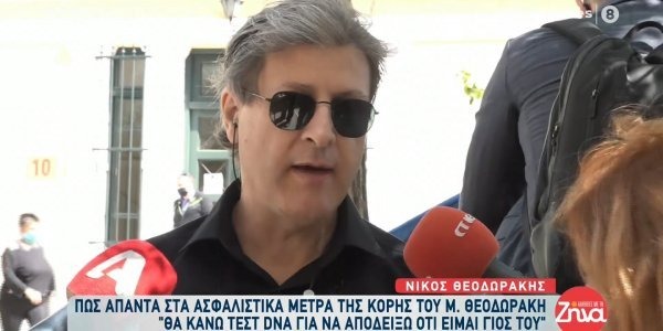Νίκος Θεοδωράκης: «Είμαι γιος του Μίκη θα κάνω τεστ DNA»