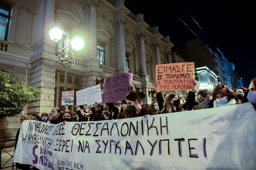 Μεγάλη πορεία στην Αθήνα ενόψει της δίκης Λιγνάδη (pics)