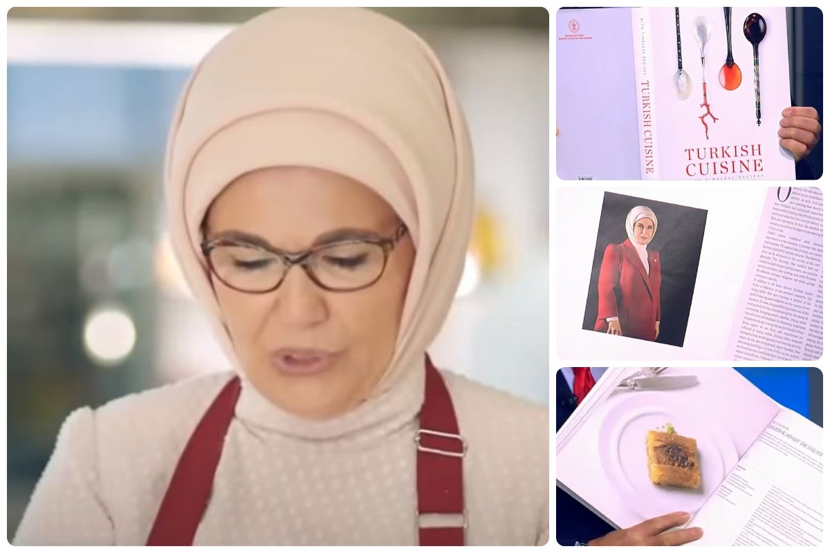 Η Εμινέ Ερντογάν… έστειλε βιβλίο με τις συνταγές της στον ΣΚΑΪ!