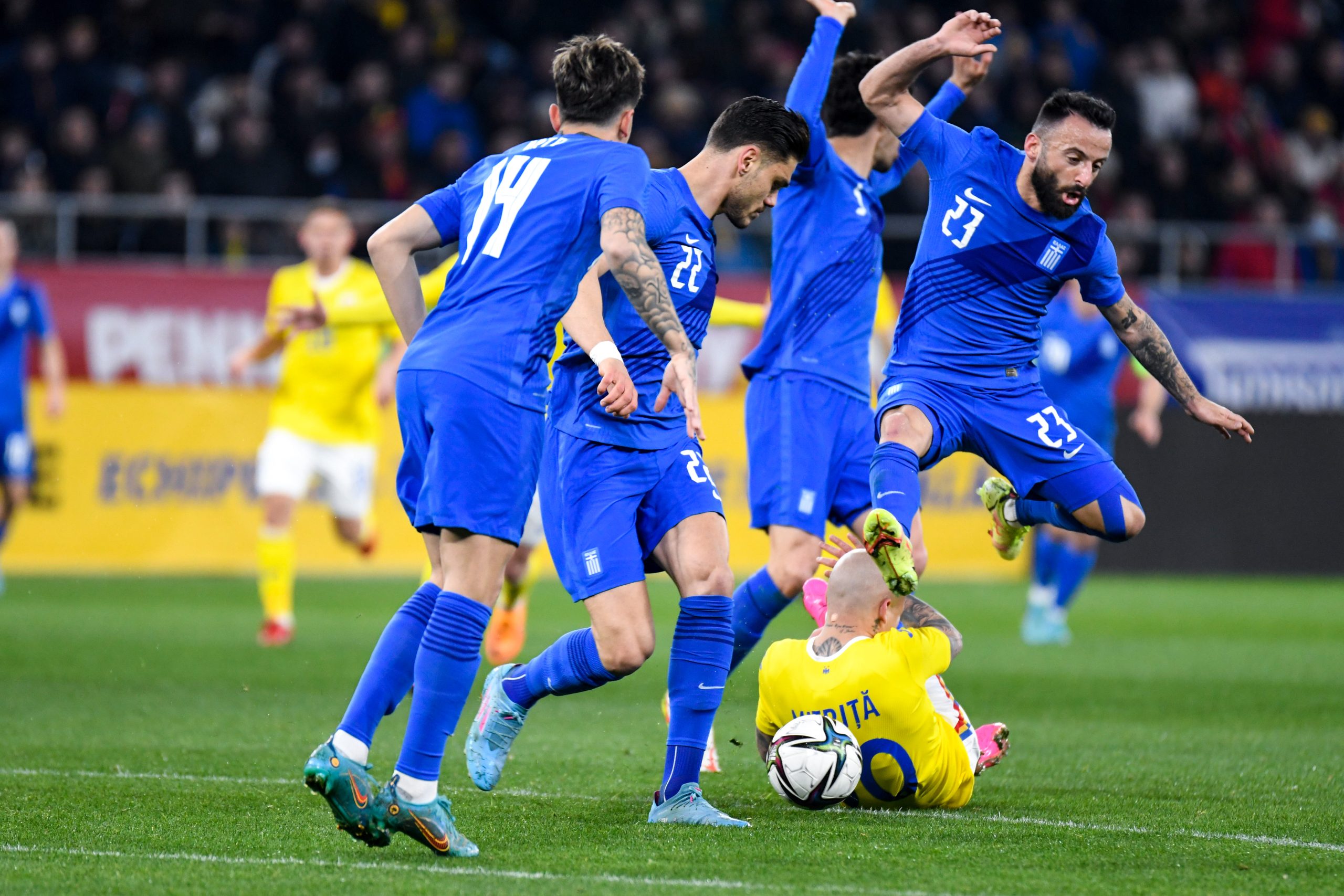 Ρουμανία – Ελλάδα 0-1 (Ημίχρονο)