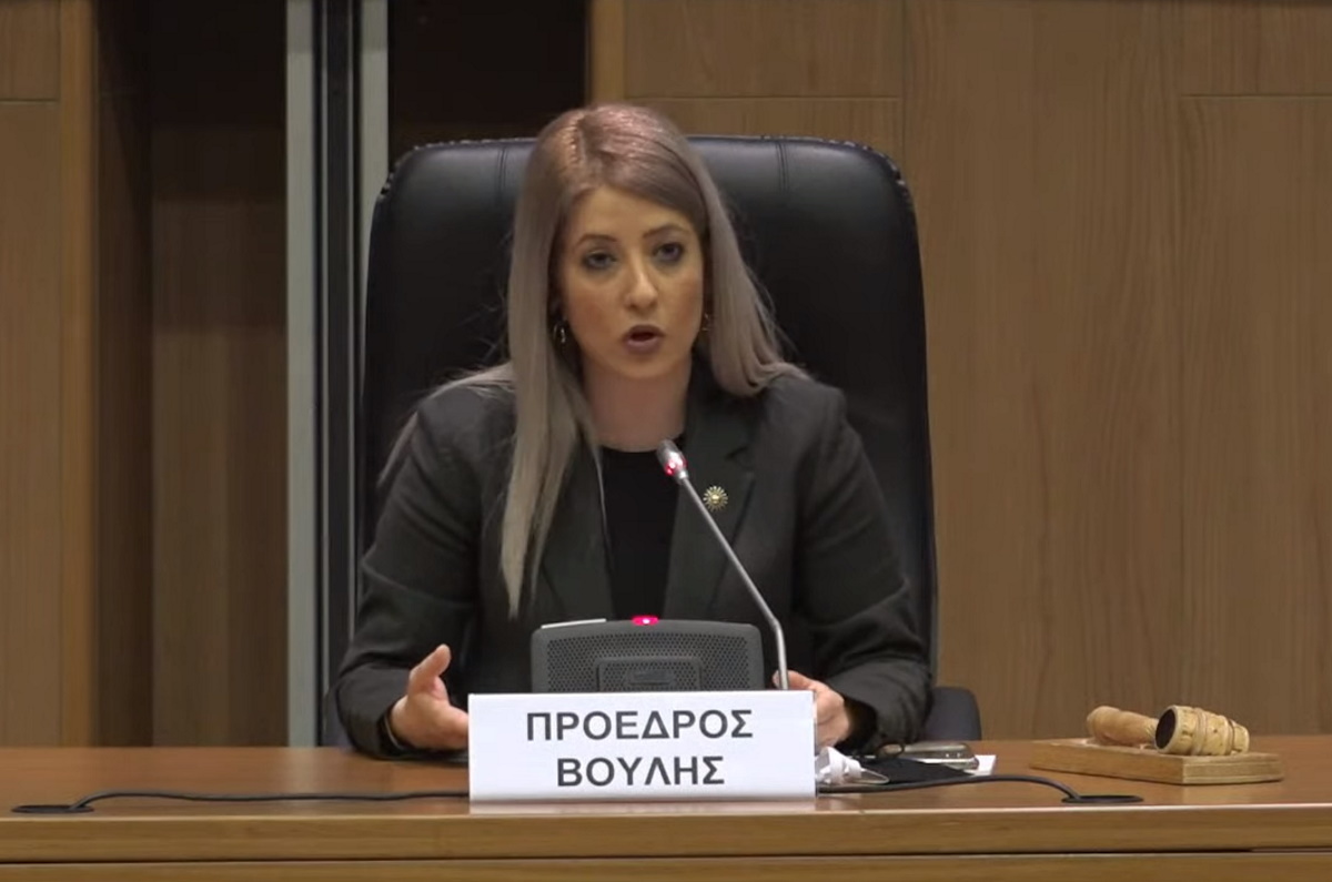 Ζελένσκι: Χαμός με το «μαύρο» που έπεσε στην ομιλία της πρόεδρου της Κυπριακής Βουλής! video