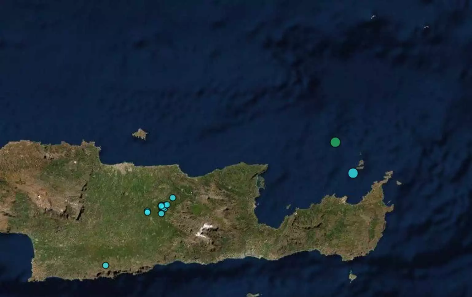 Σεισμός στην Σητεία στην Κρήτη
