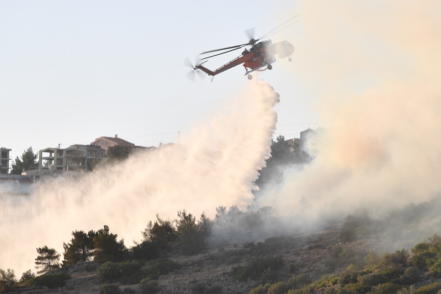 Οριοθετήθηκε η φωτιά στο Λογγίτσι Φθιώτιδας – 60 δασικές πυρκαγιές το τελευταίο 24ωρο