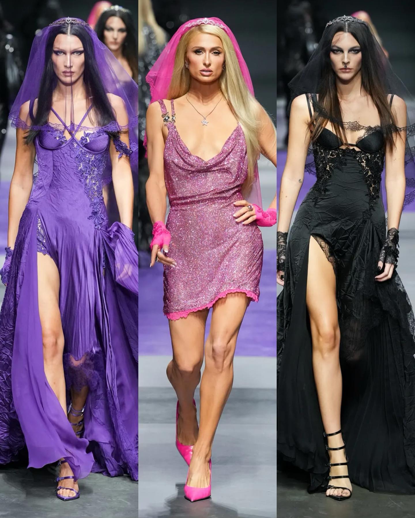 Versace: Η Πάρις Χίλτον περπάτησε στο σόου για Άνοιξη/Καλοκαίρι 2023